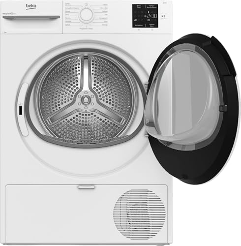 Beko Asciugatrice BMTR38W 8 Kg, con Pompa di calore, Libera Installazione, Display digitale, Classe energetica D - Funzionalità e accessori