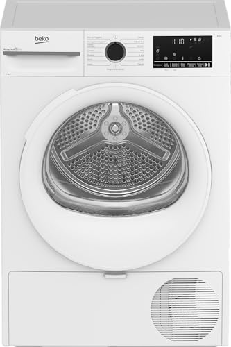 Beko BMT104EW – Asciugatrice a Libera Installazione 10 Kg, Motore Inverter, Classe C, SteamCure, 15 Programmi, Display XL, Bianco – 84,6 x 59,8 x 67,2 cm (AxLxP) - Design e materiali