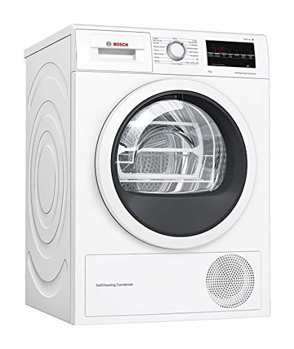 Bosch Elettrodomestici Asciugatrice Serie 6 WTW85448IT da 8 kg Anti-Vibrazioni con Efficienza Energetica A++ - Design e materiali