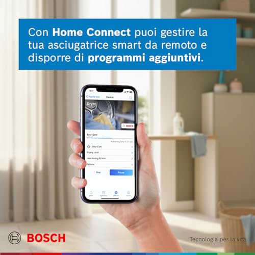 Bosch WQB235B0IT Serie 8, Asciugatrice a pompa di calore, capacità 8 kg, Auto Dry, Condensatore autopulente, Home Connect - Dettaglio recensione 4