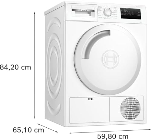 Bosch WTH83208II Serie 4 Asciugatrice smart a pompa di calore, 8 kg, Classe energetica E, Sensori di asciugatura intelligenti, Filtro semplice da pulire, Consumi ridotti,Bianco, 60 Cm - Prova pratica