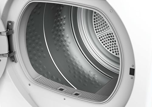 Candy Smart CR EH8N1DE-S Asciugatrice a Pompa di Calore, 8 kg, Carica Frontale, Connettività NFC, Woolmark Certification, 85 x 59.6 x 60.7 (A x L x P cm), Bianco- Classe E - Prova pratica