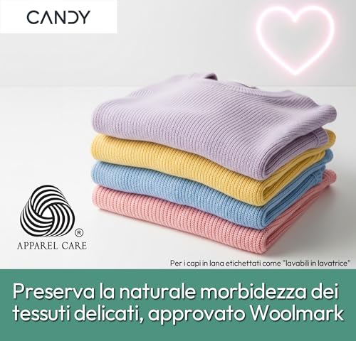 Candy Smart Pro Asciugatrice 9 Kg a Pompa di Calore, Libera Installazione, Classe E, Connessione Wi-Fi + BLE, Controllo da App, Snap & Dry, 59,6 x 58,5 x 85 cm, Bianca - CSOE H9A2DE-S - Dettaglio recensione 4