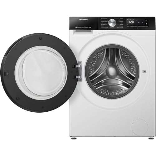 Hisense WD3S8043BW3, Lavatrice Asciugatrice, 8/5 Kg, Class A-30%/D, 1400 Giri/min, Larghezza 60 cm, 16 programmi, Bianco - Funzionalità e accessori