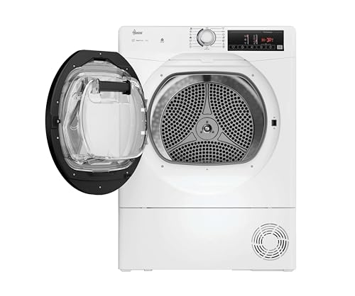 Hoover H-DRY 350 Asciugatrice 9 Kg, Pompa di Calore, Libera Installazione, 85 x 60 x 58,5 cm (AxLxP), Classe D, Controllo Wi-Fi + BLE, App hOn, 16 Programmi, Bianca - HR EH9N2TBE-S - Prova pratica
