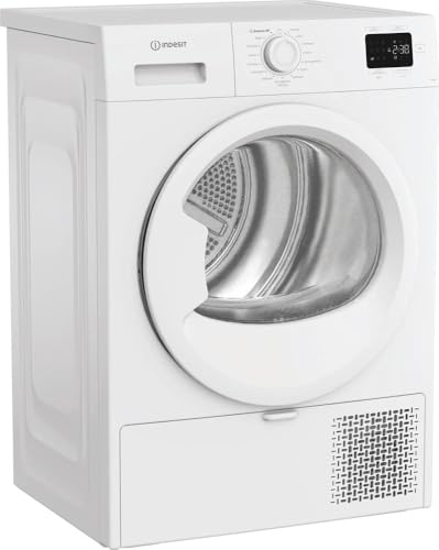 Indesit C YD 83D WW IT – Asciugatrice 8 Kg A Pompa di Calore, Libera Installazione, Classe D, Filtro 2 In 1, Ciclo Veloce, Cotone Eco, Refresh. 84,6 x 59,8 x 54,5 cm - Design e materiali