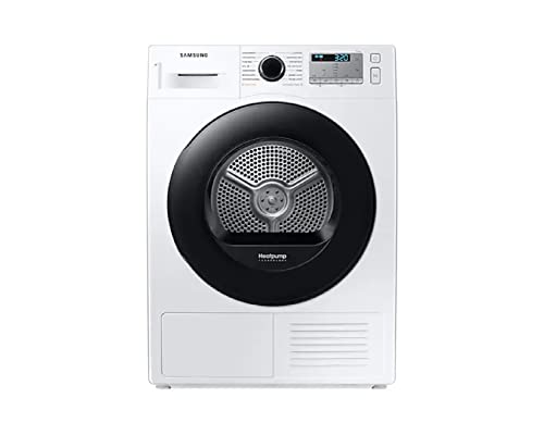 Samsung Asciugatrice Crystal EcoDry DV80TA220AH, 8 kg, Pompa di calore, Carica Frontale, Oblò Reversibile, 60l x 85h x 60p cm - Design e materiali