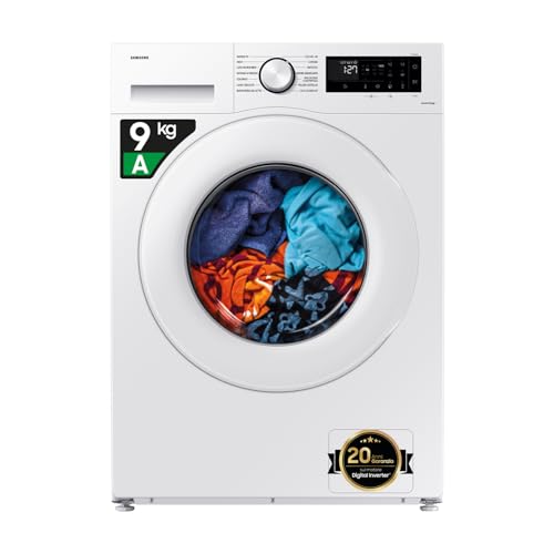 Samsung Lavatrice Crystal Clean WW90CGC04DTEET Libera installazione, 9 Kg, Wifi, Ecobubble, Vapore, Carica Frontale, 60l x 85h x 55p cm - Design e materiali